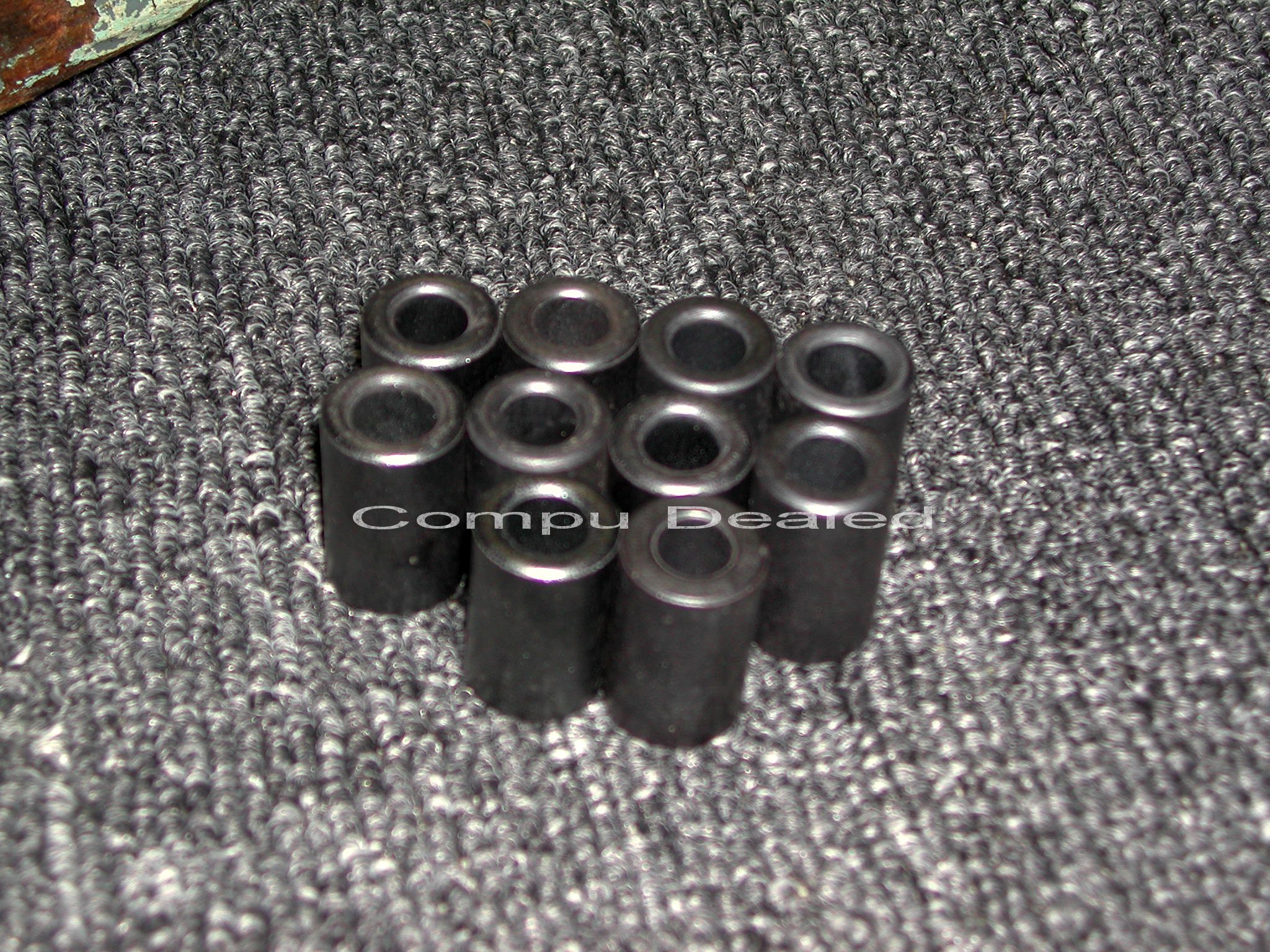 dark gray.= abt. Lot of 10 Ferrite Toroidal Core 1-1/8" L x 5/16" W x 3/8"Int